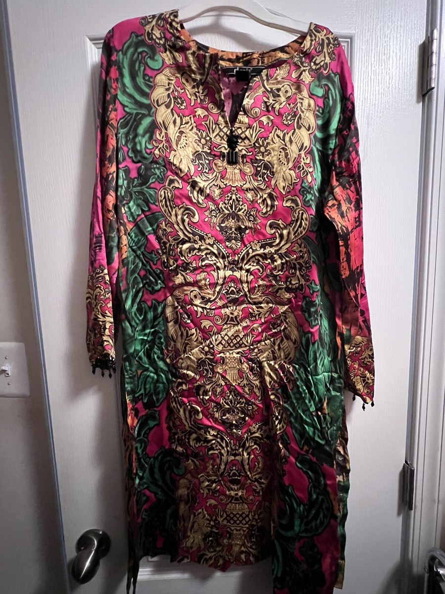 chinese dress ladies Nishat Linen 3 Piece Pakistani Casual Suit NIS11 - L - Cheetah Print