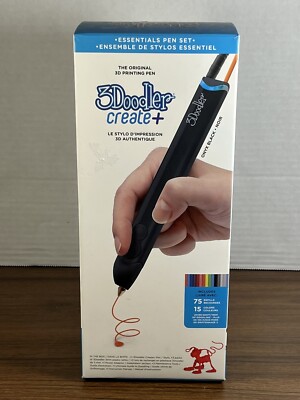3Doodler Create+ 3D Printing Pen Set   Onyx Black