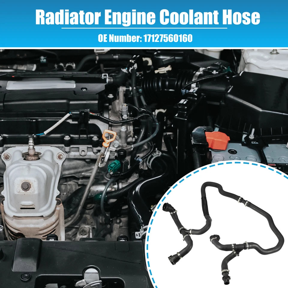 Manguera de retorno de refrigeración de coche para BMW 525i 2006 2007 Nº17127560160 Foto 3 de 4