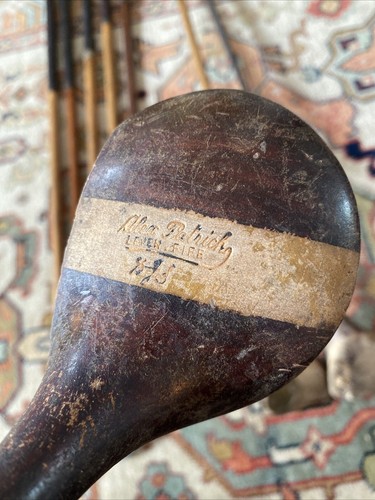 8 x VINTAGE HICKORY SCHAFT GOLFSCHLÄGER Holz Eisen Putter Wilson Leven Trapp TC - Bild 7 von 15