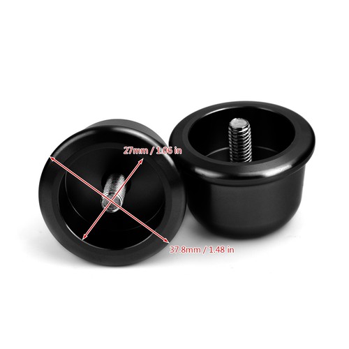 CNC Handle Bar Ends Plugs Black for Scrambler 1200XC T100 T120 2018-2020 - Picture 3 of 12