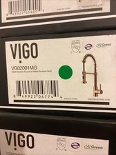 Vigo VG02001MG Pull-down Sprayer Faucet - Matte Gold