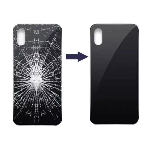 Back Glass Replacement Cover For iPhone 15 14 13 12 11 Pro X XR XS 8 SE Big Hole - Picture 5 of 16