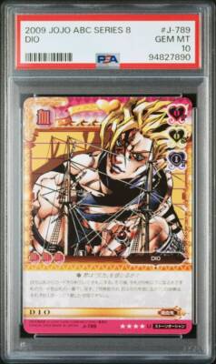 Jojo's Bizarre Adventure Adventure Battle Card ABC J-789 DIO Jojo's Bizarre Adventure Adventure Battle Card ABC J-789 DIO
