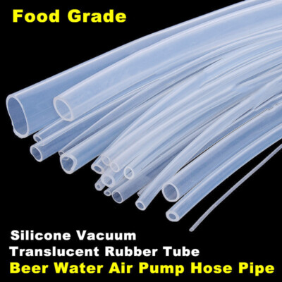 1M Hose Pipe Silicone Vacuum Food Grade Rubber Tube Translucent  Water Air Pump 