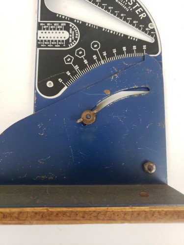Vintage Master Specialty Co. Miter-Master Angle Gauge Drill Dowel Size Tools - Picture 6 of 6