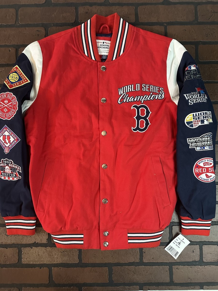 Veste Varsity BOSTON RED SOX G-III 9X World Series~Jamais Portée