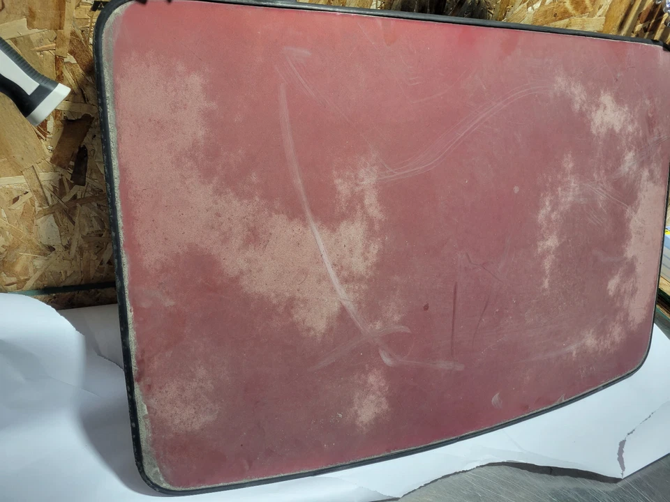 Ford Probe GT GTS SE 93-97 techo corredizo techo corredizo panel rojo borgoña descolorido OEM Foto 3 de 4