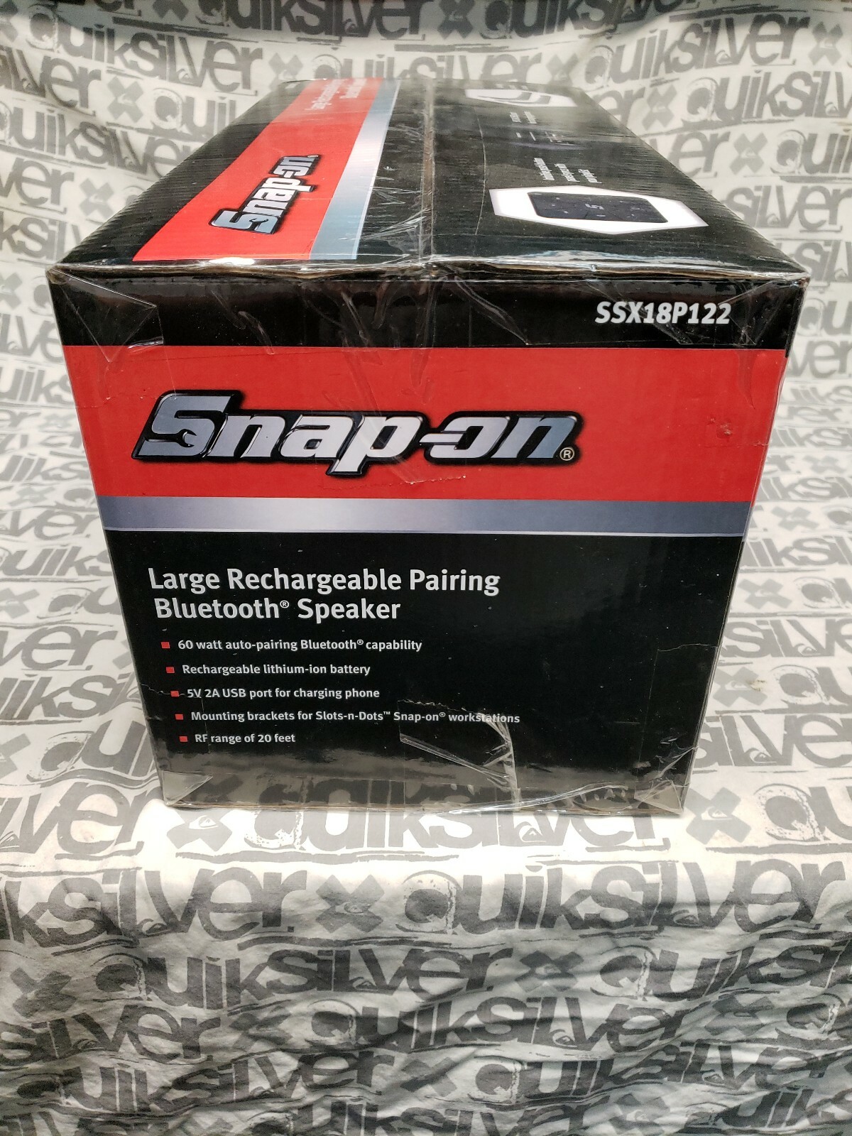 snap on large bluetooth speaker