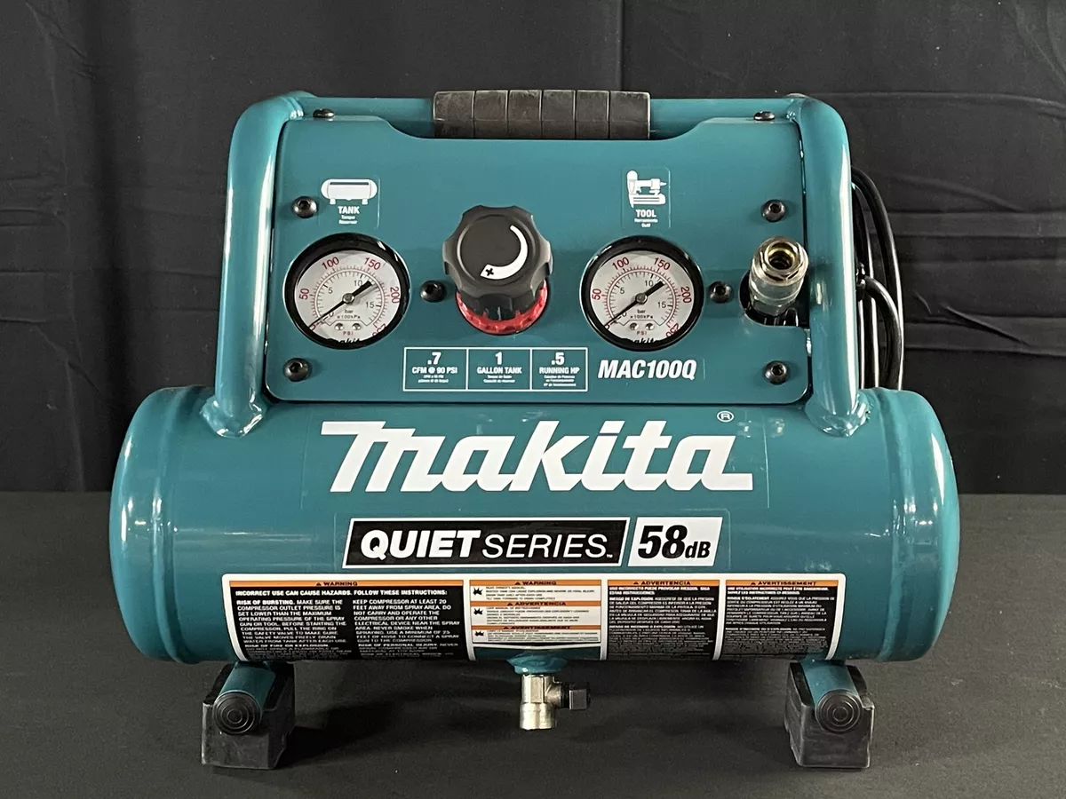 Makita MAC100Q Quiet Series 58DB Air Compressor 1 2 HP 1 Gallon Compact New
