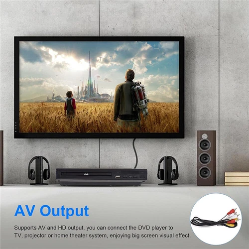 DVD Player Movie Composite Video Multi Region HD 1080p W/ Remote RCA HDMI Cable - Picture 6 of 18