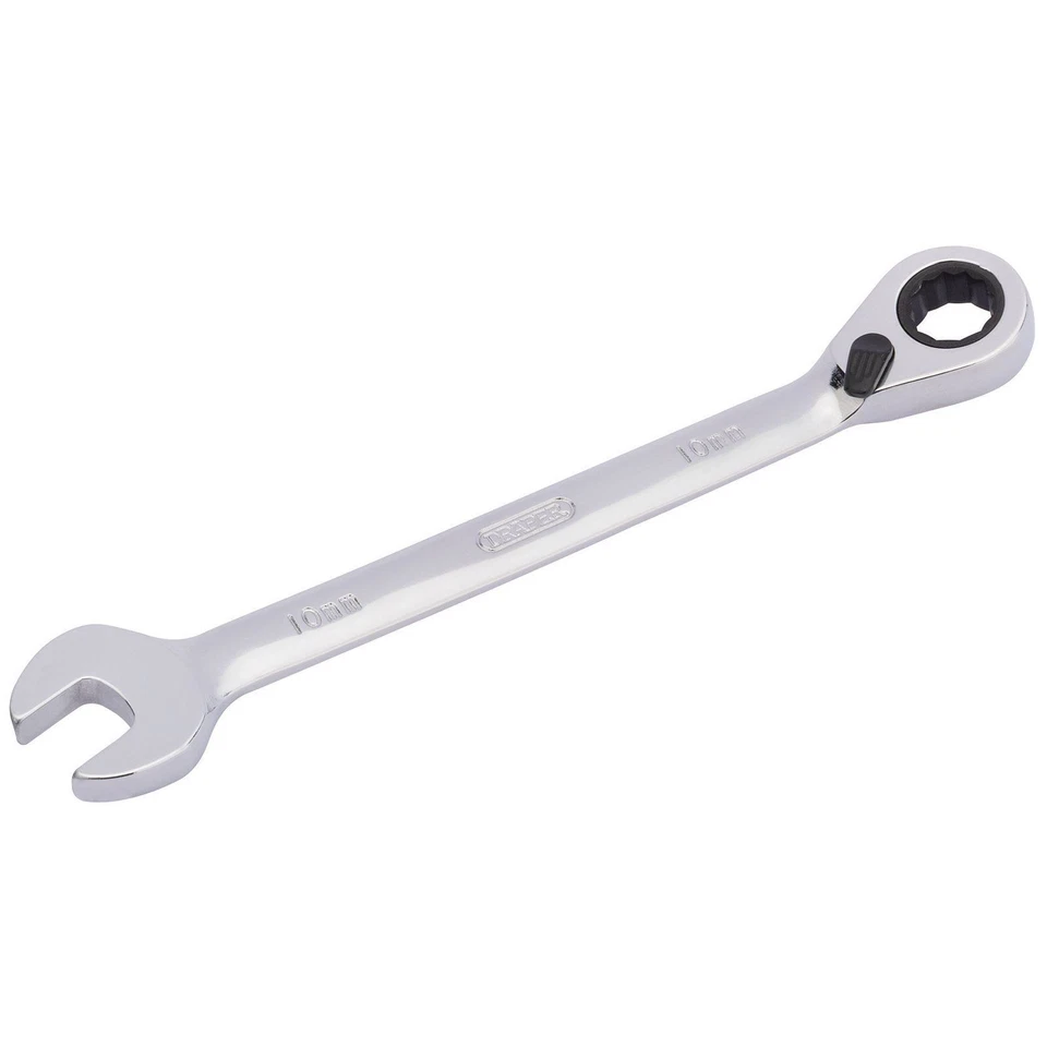 Draper 10mm Draper Hi-Torq Metric Reversible Ratcheting Combination Spanner