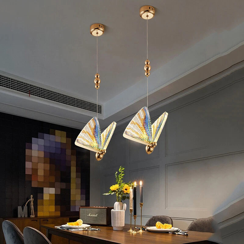 Dining Room Pendant Light Bar Pendant Lighting Butterfly Kitchen Ceiling Light