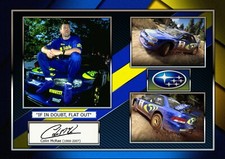 Colin McRae - Subaru World Rally - Signed Autograph Photo Print Memorabilia 