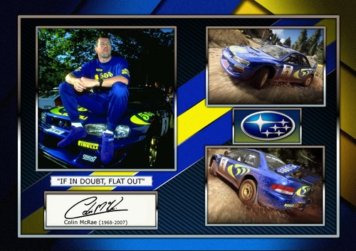 Colin McRae - Subaru World Rally - Signed Autograph Photo Print - Foto 2