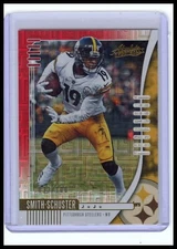 2019 Panini Absolute #18 JuJu Smith-Schuster Red Squares #/100