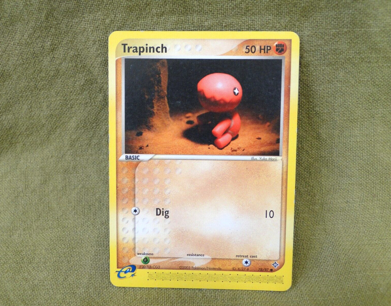 Pokemon Trading Card - EX Dragon: Trapinch 78/97