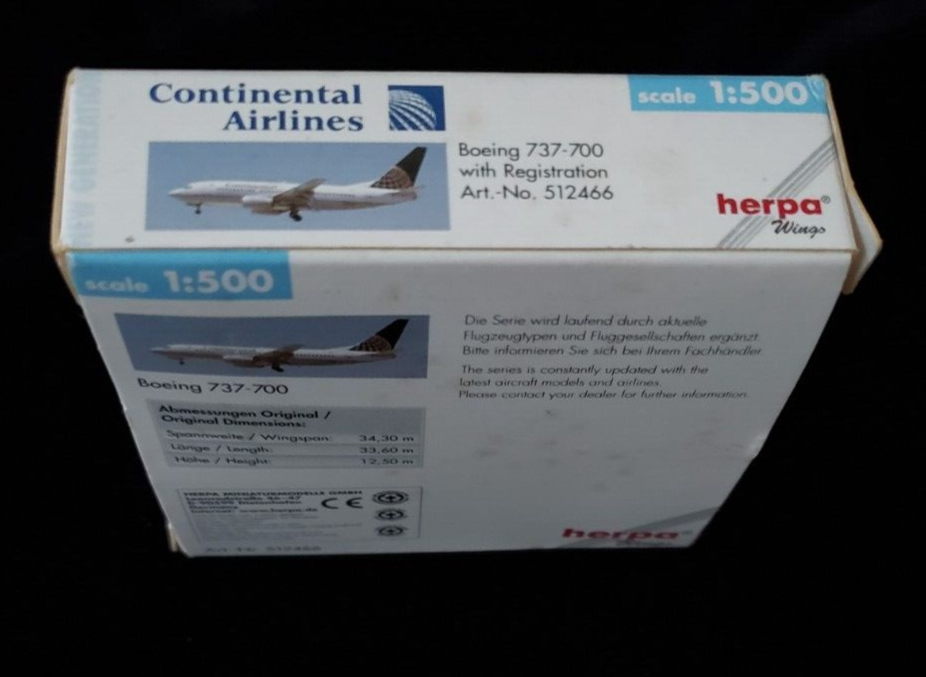 南アフリカ航空 Herpa Wings Club Edition 1/500 Herpa Wings