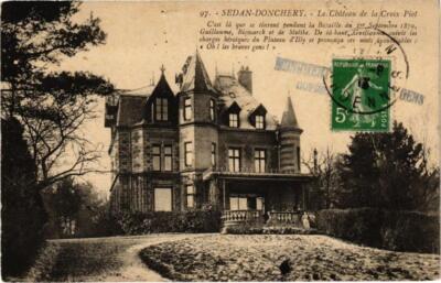 CPA SEDAN - DONCHERY - Le Chateau de la Croix-Piot - C'est la que se ..(224580)