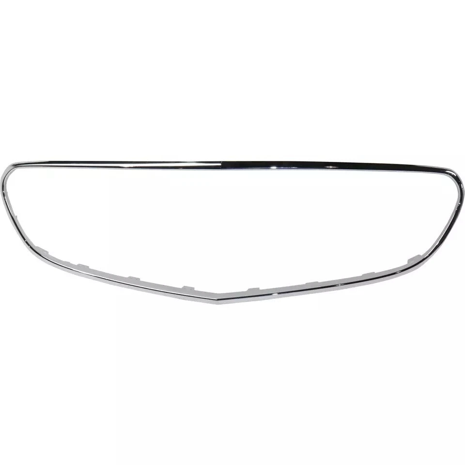 New Front Grille Trim Molding Chrome Fits 2014-2016 Mercedes Benz E250 E350 E400 Foto 2 de 4