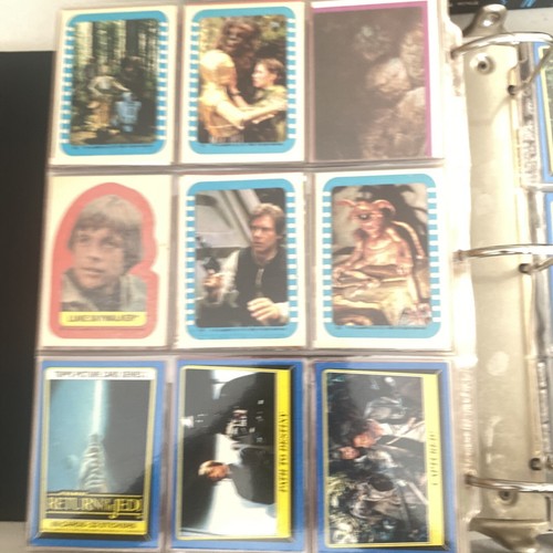 Lot Vintage Star Wars trading Cards Topps Stickers Wax Packs One Full Binder - Picture 16 of 18