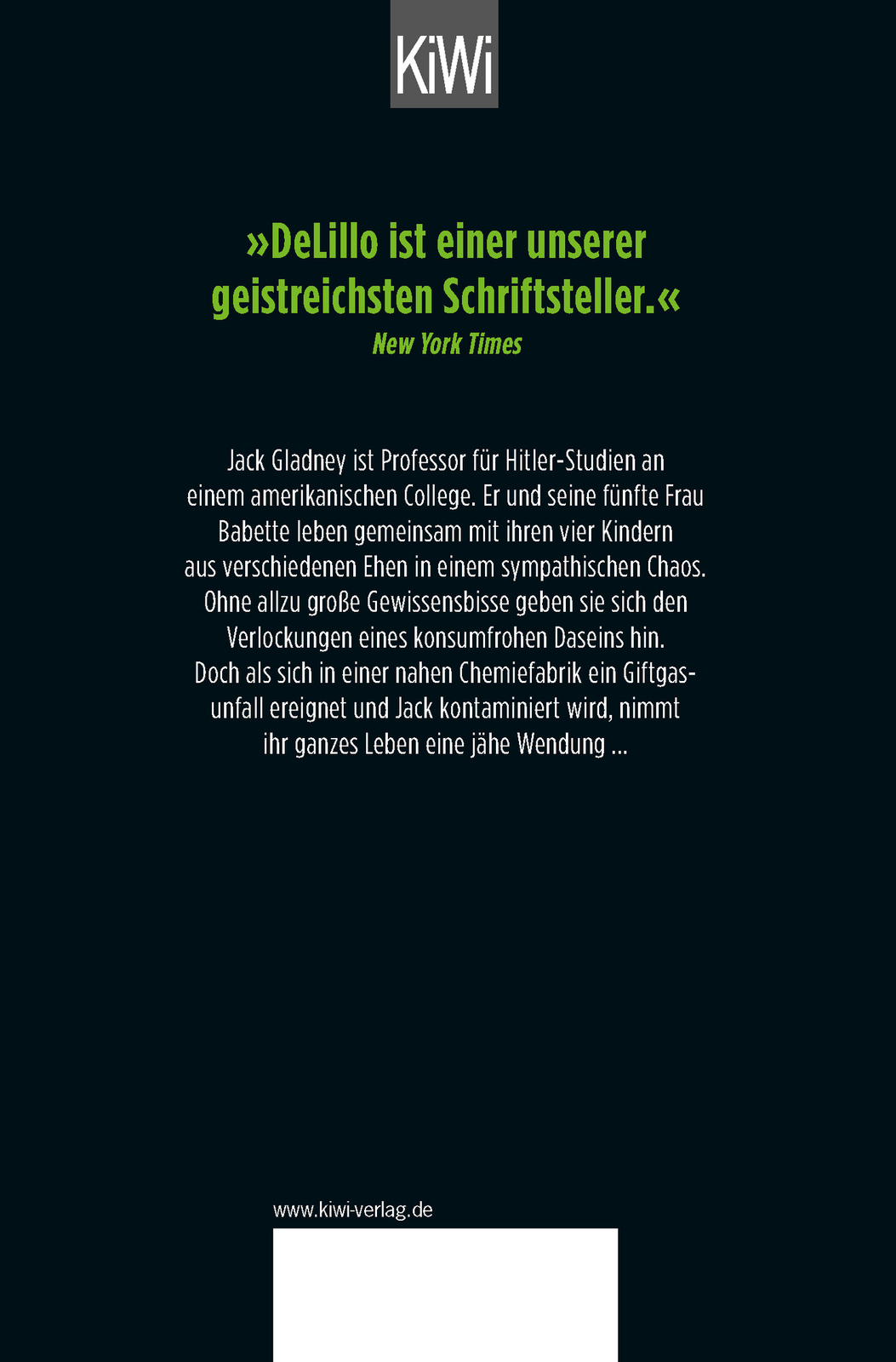 Thumbnail - Don Delillo / Weißes Rauschen / 9783462051742