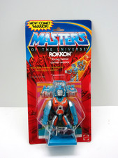 MOTU VINTAGE ROKKON CLEAR Masters of the Universe MOC sealed Comet He-Man