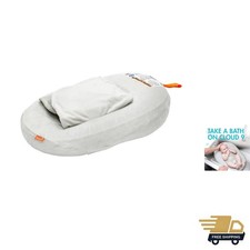Puff Inflatable Baby Bather - Infant Bathtub Includes Microfleece Cover, Swa...