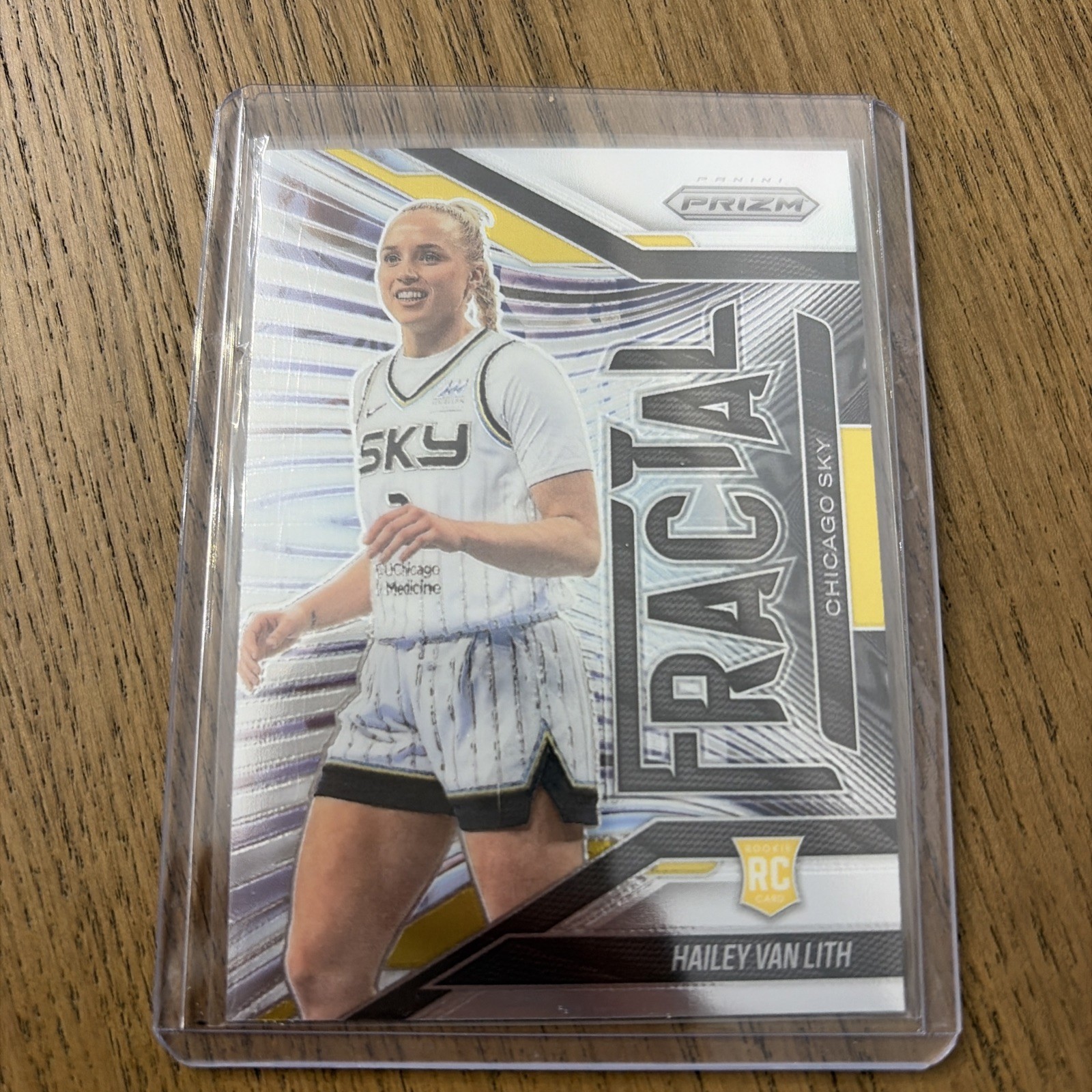2025 Panini Prizm WNBA Hailey Van Lith Fractal RC Chicago Sky #15
