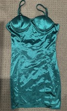 SHEIN Green Spaghetti adjustable Strap Dress Medium