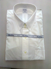 BROOKS BROTHERS TAB COLLAR SLIM FIT WHITE DRESS SHIRT SIZE 16 1/2 -32 NEW RARE