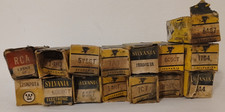 Lot of 15 Electronic Tubes Various RCA Sylvania Westinghouse NOS Not Tested