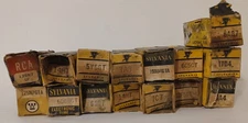 Lot of 15 Electronic Tubes Various RCA Sylvania Westinghouse NOS Not Tested