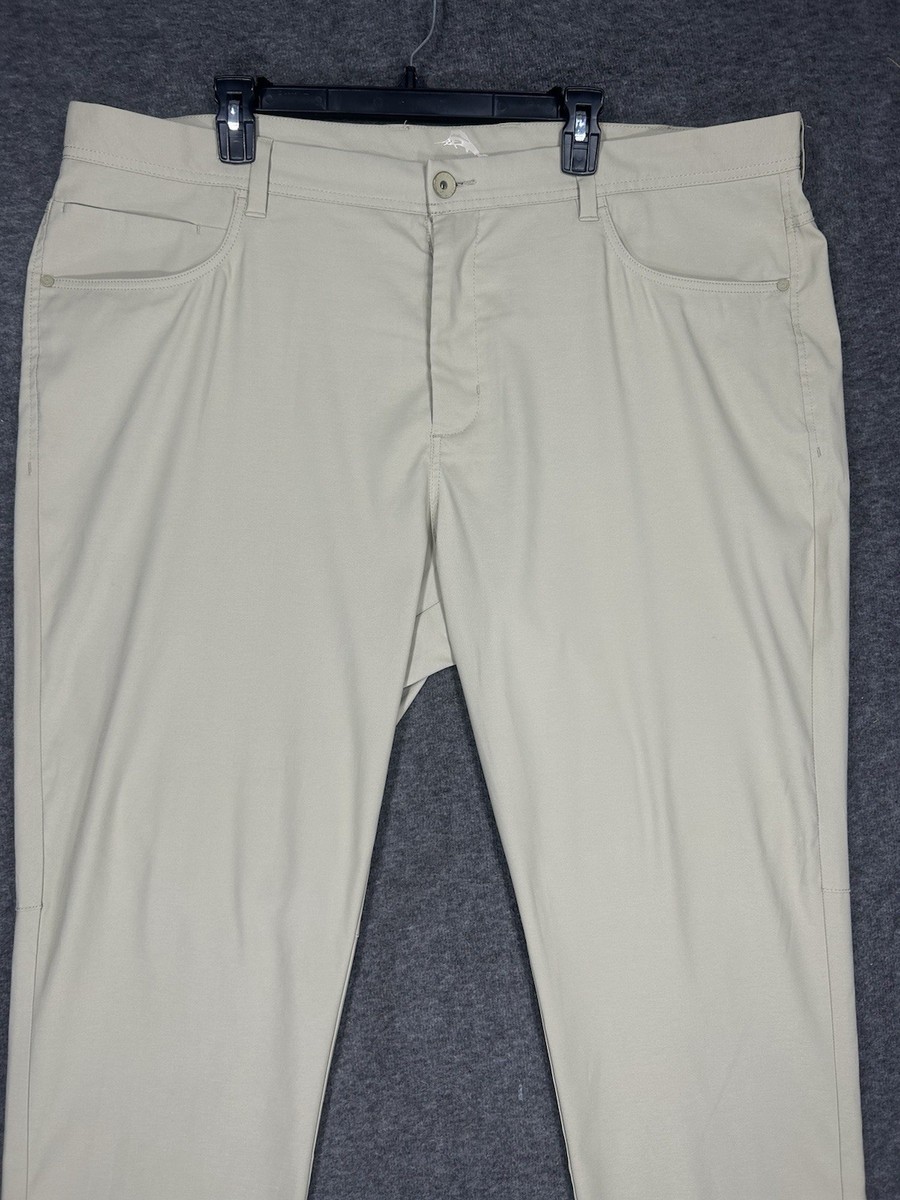Tommy Bahama Pants Mens 44x30 Beige Island Zone Performance 5 Pocket Chinos Golf View 2