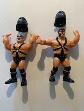 WWF HASBRO Demolition Ax and Smash With Original Masks/Helmets Great Condition
