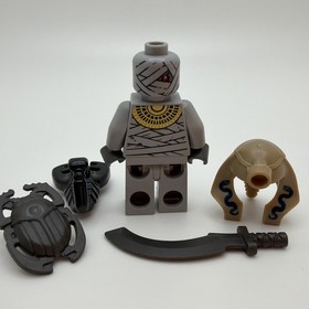 LEGO Pharaoh's Quest MUMMY WARRIOR Minifigure Sword & Scarab Shield 7325/853176