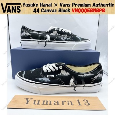 Yusuke Hanai × Vans Premium Authentic 44 Canvas Black VN000EBNBPB Men's Size