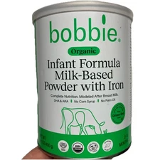 bobbie Organic Infant Formula Milk-Based Powder w/ Iron, DHA, ARA, Vitamin D NEW