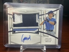 Curtis Mead National Treasures - Rookie Material Signatures /99 Auto Mem RC