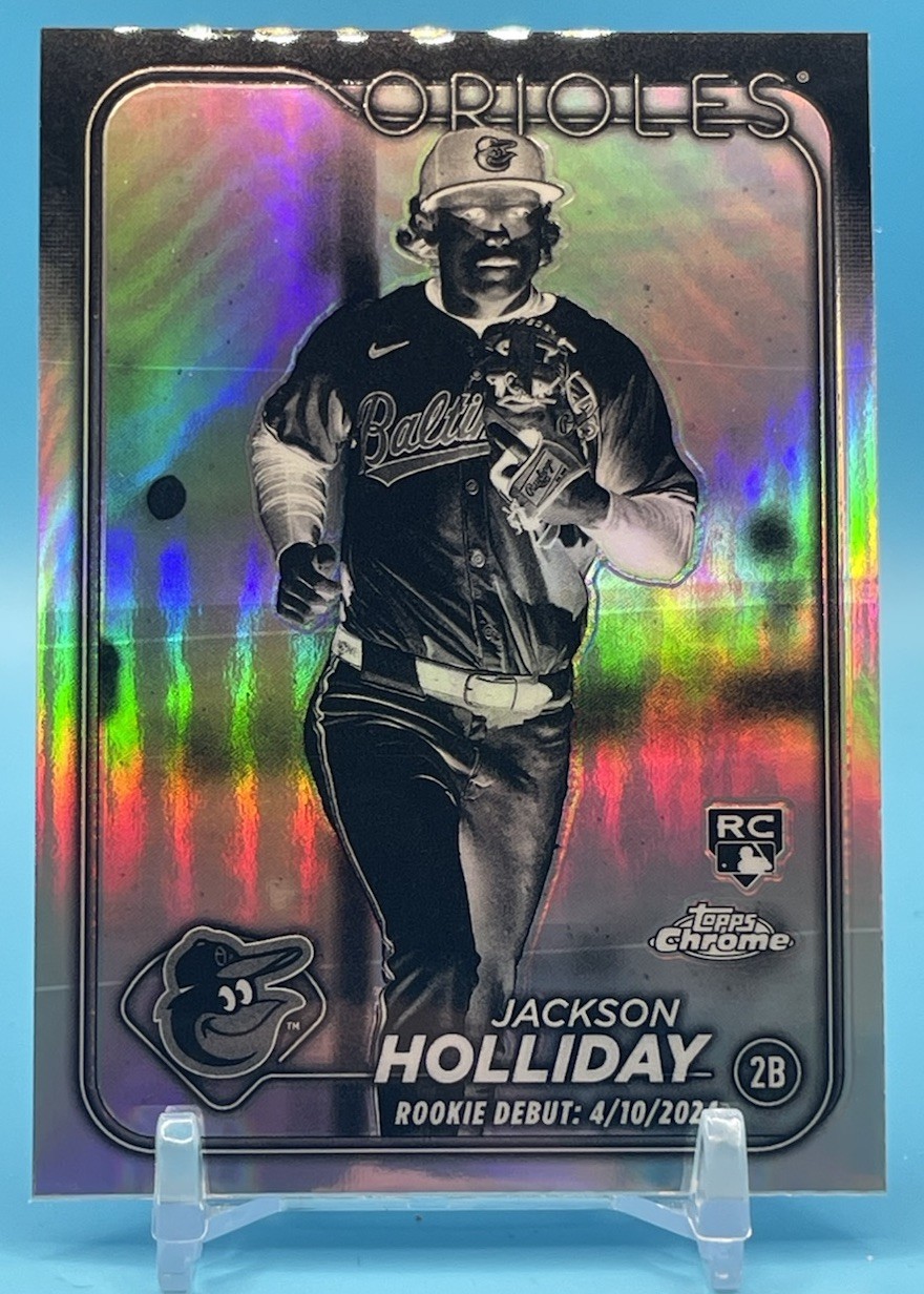 2024 Topps Chrome Update Series - Rookie Debut Jackson Holliday #USC89 Negative