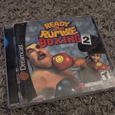 Ready 2 Rumble Boxing: Round 2 (Sega Dreamcast 2000) CIB - Complete! Tested