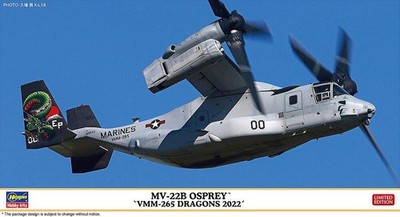 Hasegawa  2421 1/72 MV-22B Osprey, VMM-265 Dragons 2022
