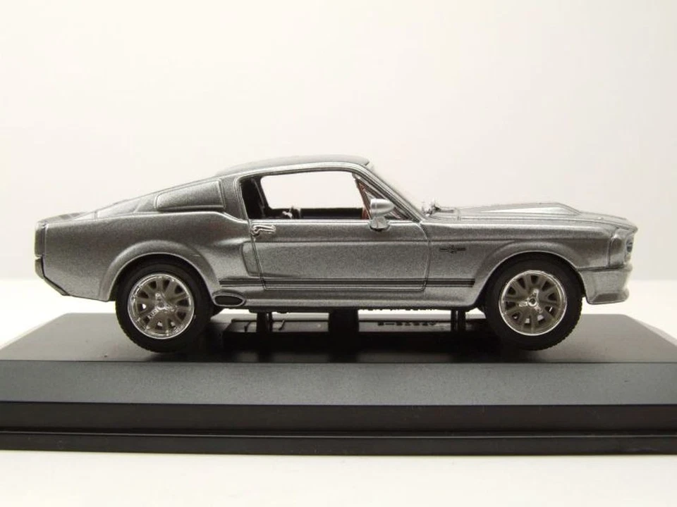 Ford Shelby Mustang GT 500 1967 silbergrau Eleanor Modellauto 1:43 Greenlight - Bild 4 von 4