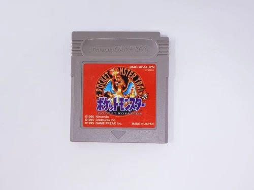 Pokemon Red Game Boy Japanese Authentic New Save Battery Fast Ship US Seller