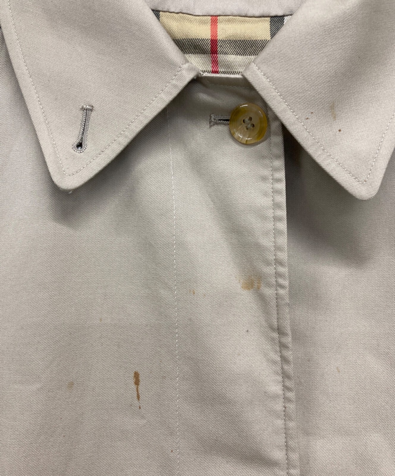 Burberry's Men's Trench Coat Beige Used - Some Signs of Wear and Stains thumbnail 4