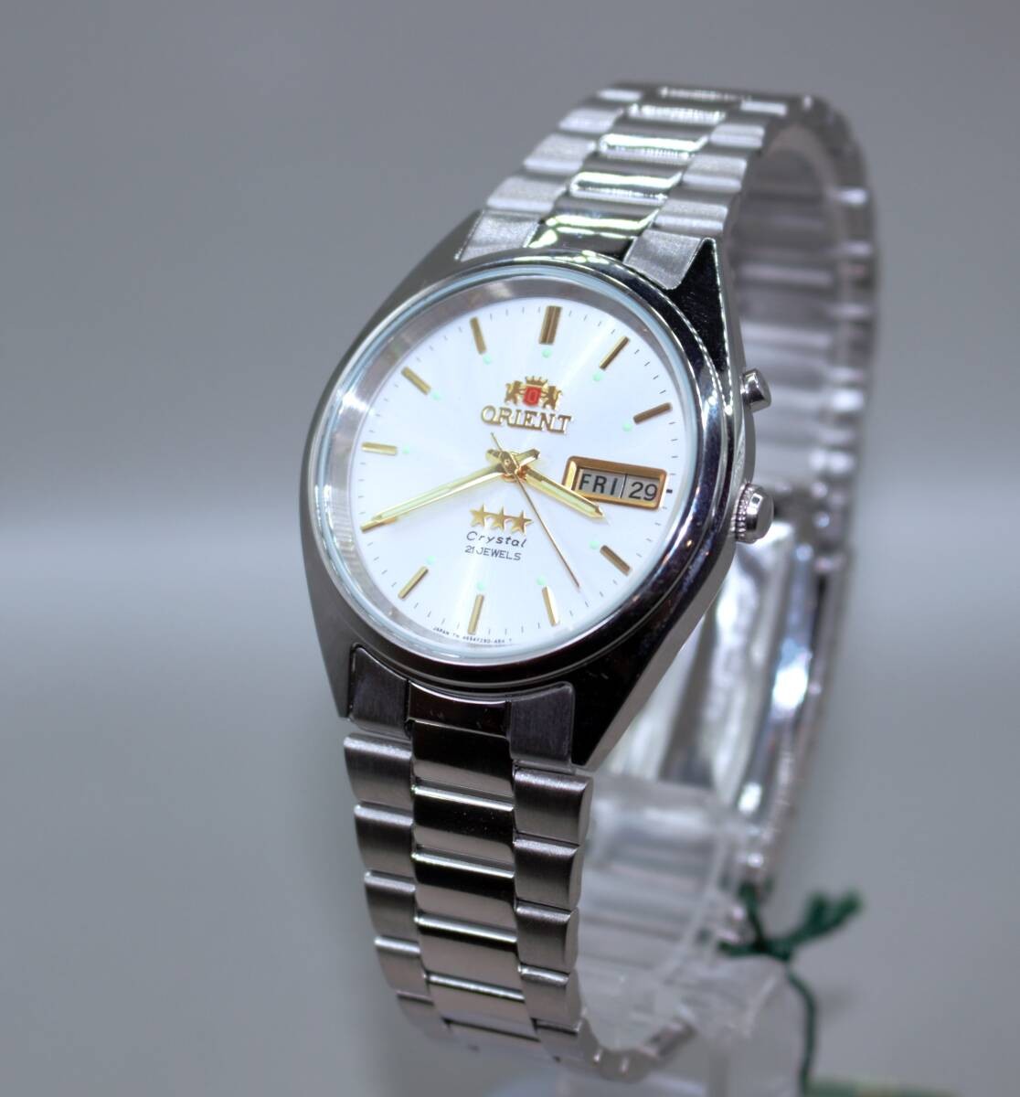 自動巻ORIENT 21JEWELS 469WA3-81 3連ジュビリーブレス 自動巻ORIENT 21JEWELS 469WA3-81 3連ジュビリーブレス