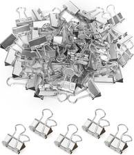 Binder Clips 50 Pack 0.75 in Small Paper Clips for Office  Paper Binder Clips,