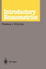 Introductory Econometrics Hardcover Phoebus J. Dhrymes
