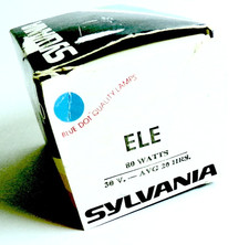 ELE projector bulb 80 watts 30 volts average life 20 hours