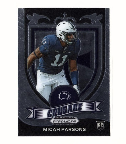Micah Parsons RC 2021 Prizm Draft Picks Crusade #175